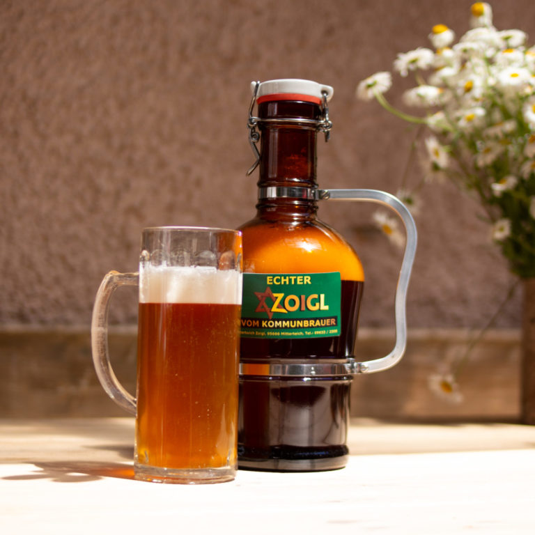 Zoigl Liter Flasche Hartwich Mitterteich Kommunbrauer